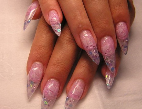 Аквариумный дизайн ногтей