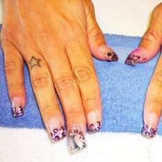 Аквариумный дизайн ногтей