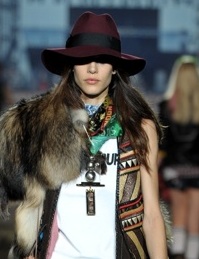 Головные уборы 2012 Dsquared Головные уборы 2012 Dsquared