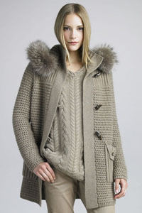 Вязаное пальто 2013: беспредельные возможности