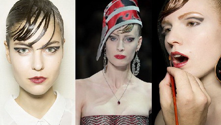 прически и макияж на неделе высокой моды в париже Armani Prive прически и макияж на неделе высокой моды в париже Armani Prive