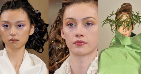 прически и макияж на неделе высокой моды в париже Maurizio Galante прически и макияж на неделе высокой моды в париже Maurizio Galante