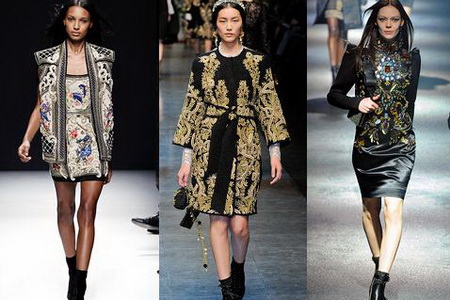 модные тенденции осени-зимы 2012-2013 барокко модные тенденции осени-зимы 2012-2013 барокко