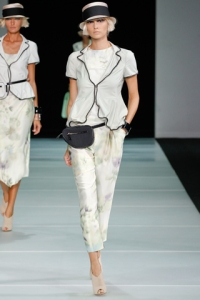 узкие брюки 2012 Emporio Armani узкие брюки 2012 Emporio Armani