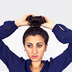 как сделать пучок из волос как сделать пучок из волос