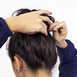 как сделать пучок из волос как сделать пучок из волос