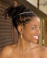 авангардные свадебные прически