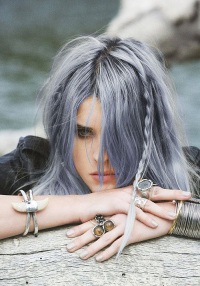 волосы окрашенные в серый цвет волосы окрашенные в серый цвет