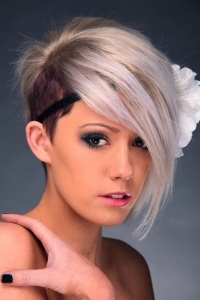 длинная челка на короткой стрижке длинная челка на короткой стрижке