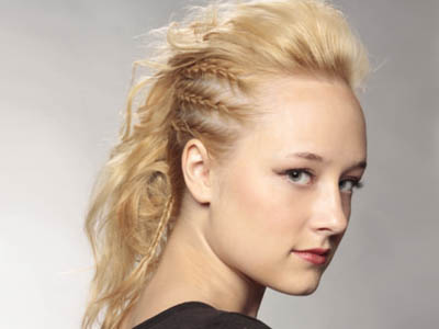 высокий ирокез с плетением высокий ирокез с плетением