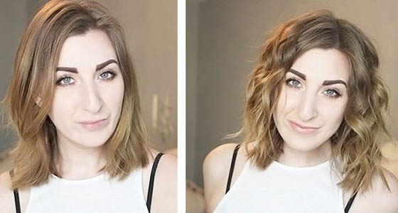 мягкие волны на средние волосы мягкие волны на средние волосы