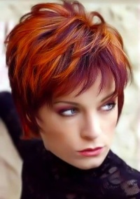 рваная челка для коротких волос рваная челка для коротких волос