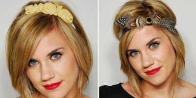 прически с аксессуарами для коротких волос на каждый день прически с аксессуарами для коротких волос на каждый день