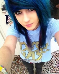 стиль эмо макияжа стиль эмо макияжа