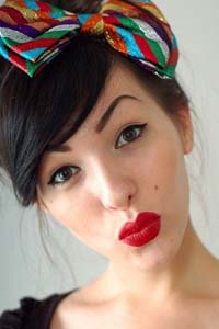 ретро макияж ретро макияж