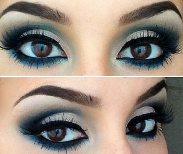 макияж смоки айс в синих тонах макияж смоки айс в синих тонах