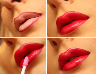 макияж губ макияж губ