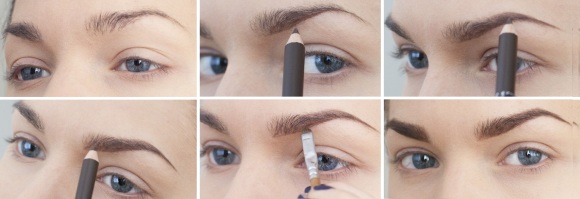 как красить брови карандашом как красить брови карандашом