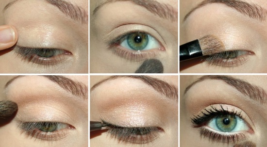 правильно красить глаза одним цветом правильно красить глаза одним цветом
