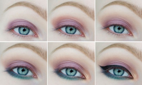 макияж для увеличения глаз макияж для увеличения глаз
