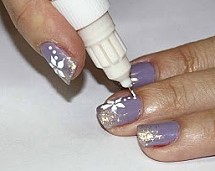 Рисунки на ногтях иголкой Рисунки на ногтях иголкой