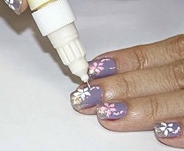 Рисунки на ногтях иголкой Рисунки на ногтях иголкой