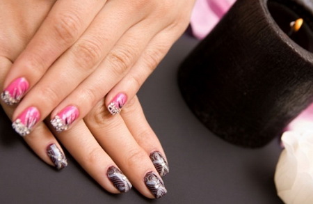 художественная роспись ногтей модный маникюр 2013 художественная роспись ногтей модный маникюр 2013