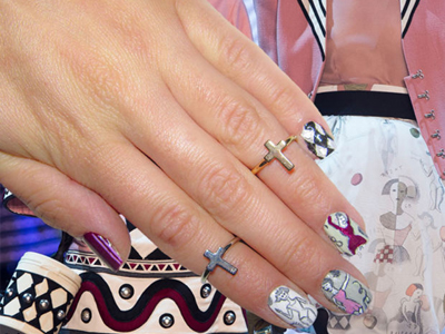 модные узоры маникюра Olympia Le Tan модные узоры маникюра Olympia Le Tan