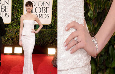 маникюр знаменитостей 2013 Anne Hathaway маникюр знаменитостей 2013 Anne Hathaway