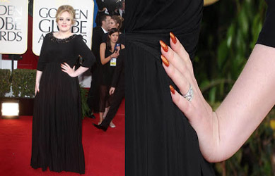 маникюр знаменитостей 2013 Adele маникюр знаменитостей 2013 Adele