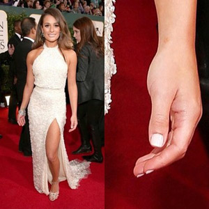 маникюр знаменитостей 2013 LeaMichel маникюр знаменитостей 2013 LeaMichel