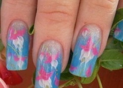 аквариумный дизайн ногтей аквариумный дизайн ногтей