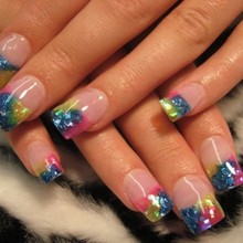 Блестящий нейл-арт Блестящий нейл-арт