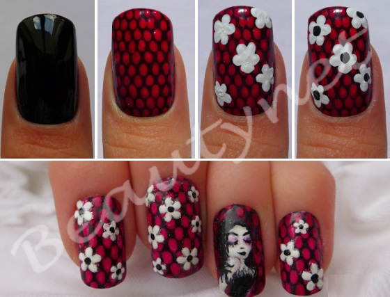 миниатюрная роспись ногтей миниатюрная роспись ногтей