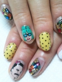 забавные идеи дизайна ногтей 2012 забавные идеи дизайна ногтей 2012