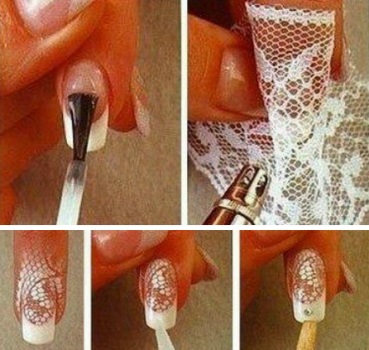 свадебный маникюр своими руками свадебный маникюр своими руками