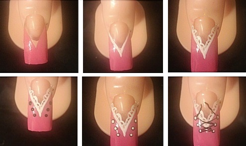 свадебный маникюр своими руками свадебный маникюр своими руками