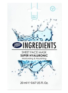 гиалуроновая маска Boots Super Hyaluronic Sheet Face Mask